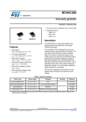 M74HC280 image
